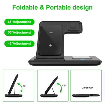 White 3-in-1 Wireless Charger