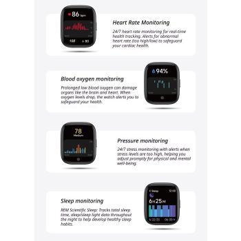 Call Health Smart Watch Black