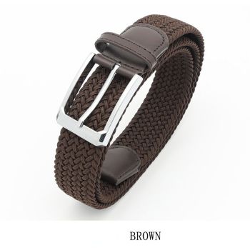 No-Hole Elastic Woven Belt, Unisex Comfortable and Versatile, Strong Elasticity Anti-Loosening, Breathable and Skin-Friendly No Sweating, Essential for Outdoor Sports and Daily Commute, A Casual Style Choice/black:S code