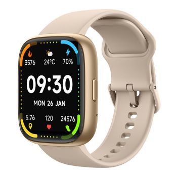 Smartwatch Voice Assistant Bluetooth Calling Health Monitoring Step Tracking  Message Alerts/blue