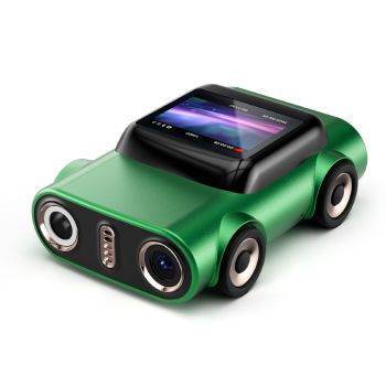 Creative Car-Shaped 2K HD Thumb Camera: Mini & Portable, Auto Focus, Clear in Low Light, Captures Every Wonderful Moment of Childhood and Life(G5 gray 32G memory card）
