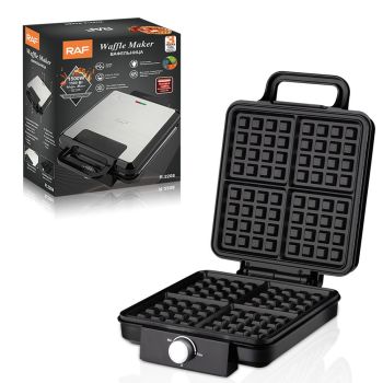 RAF Waffle Maker, four-grid large capacity, crispy outside and soft inside, easy new baking experience.
