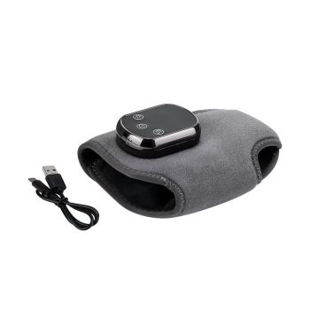 Heated Ankle Wrap with Massage – Infrared Heat Therapy, Vibration Massage, Rechargeable & Adjustable Strap | [NEW ARRIVAL]