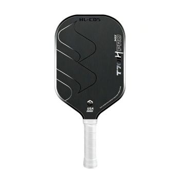 T700 Carbon Fiber Pickleball Paddle 16mm Core Lightweight Single Paddle with Polymer Honeycomb Core（bluish violet）
