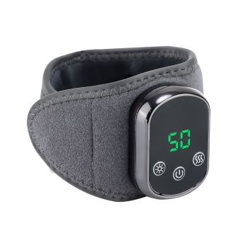 Electric Wrist Heating Massager - Infrared Heat Therapy + Vibration Massage, Rechargeable & Temperature Adjustable