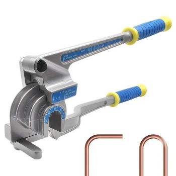 Multifunctional Manual Tube Bender, 0-180° Precision Bending, Compatible with Three Pipe Diameters, Effortless and Easy to Operate