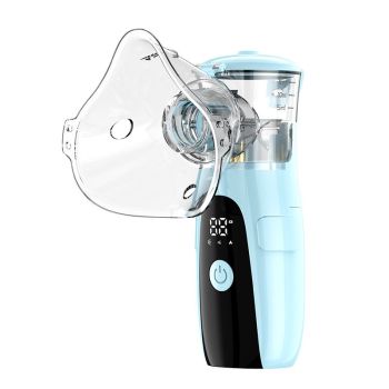 Handheld Mesh Nebulizer, Three Modes Suitable for the Whole Family, 5-Micron Fine Mist Reaches the Respiratory Tract, Type-C Charging, Portable and Quiet – A Great Helper for Home Care./purple