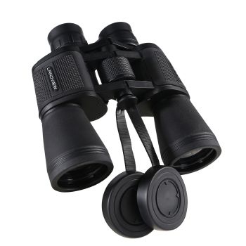10x50 HD Binoculars - Wide Angle Large Eyepiece - Night Vision for Birdwatching Hiking Concerts - Lightweight & Portable(Orange handwheel)