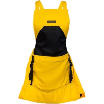 Oxford Cloth Multifunctional Gardening Apron, Thickened Durable Lightweight Large Pocket, Back Cross Straps Unisex（red)