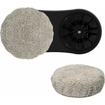 6 Pcs Washable Mop Cloth Compatible with HOBOT 168 and 188 Microfiber Mop Glass Cleaning Robot Reusable Accessories Gray