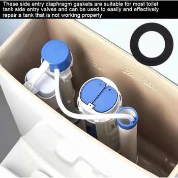 3 Pcs Spare Rubber Seals for Siamp T T, F Lush Parts Oilet Leak Repair Oilet 49 and 50 Flush Valves