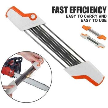 White in, Diameter, 1 File Holder for Chainsaw Chain, 0.325 in, 4.8 mm Diameter