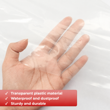 Cover of Moving Mattress Bags of Storage Anti-Bags of Protection of Mattress in Plastic and Waterproof, 140x200x30 Cm