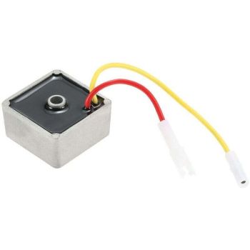 12V Voltage Regulator Rectifier Aluminum Heat Sink Voltage Stabilizer Compatible with Briggs & Stratton Lawn Mower Generator Engine Replacement Part