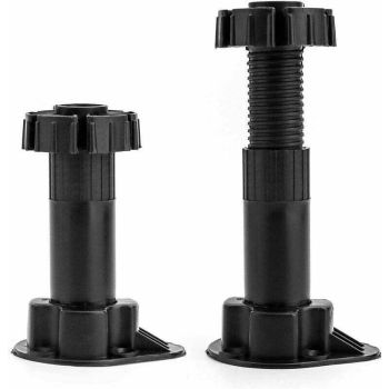 20 Pcs Legs of Furniture Legs of Kitchen Books with 10 Supports of Mounting Extended Range, 100120 mm