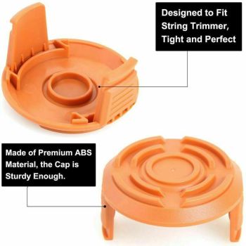 Worx Wa0004.1 Bobine of Wire of Spare Longue Duration Compatible with Wg150, 4 Coils and 1 Caps