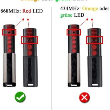 3 Pcs Telecommandes of Door of Car 868 MHz Portatif Compatible with Sommer 4020 TX038684