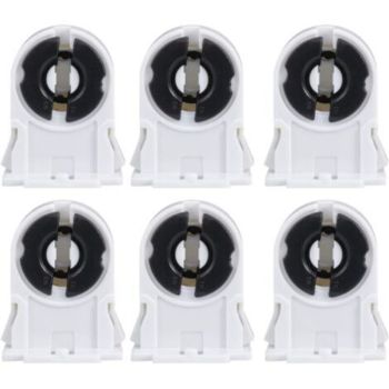 20 Pcs Douilles for Lampes Fluorescentes Non Pontees Douille of Lamp Douille Tombstone Type a Screws T8 and G13