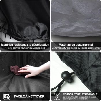 Cover of Protection Contre the Intemperies for Heating of Terrasse and Bag of Frappe Debout, 210D, Vent Cutting, Waterproof