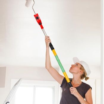 Extendable Multi Angle Paintbrush Holder Adjustable Adapter for Telescopic Handle Tool for Painting Walls and Ceilings at Height