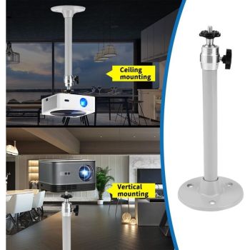 Holder of Plafond Videoprojecteur Mounted Aluminum Mounted Au Plafond Rotation a 90 Degree 360 Wall