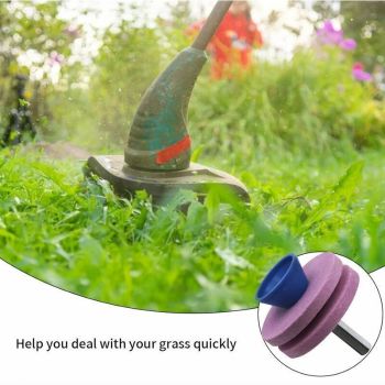 Affuteur Blade Mower Gazon Rose, Meule Daffutage for Tools of Garden Aiguiseur Remplacements of Tool of Mower