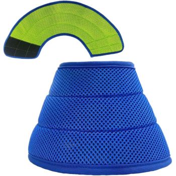 Collerette Dog Blue, Collerette for Dog Anti Lechage and Grattage Collerette Souple Transparente for Dog