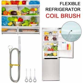 4 Pcs Fridge Cleaning Brush Flexible Refrigerator of Drain for