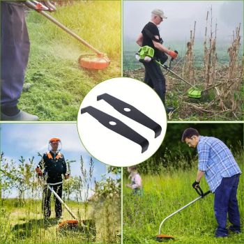 Spare Blade with 2 Teeth Bore, Thickness Cutting Edge Length Special Bramble Blade for Brush Cutter, 310 mm, 25.4 mm, 3 mm
