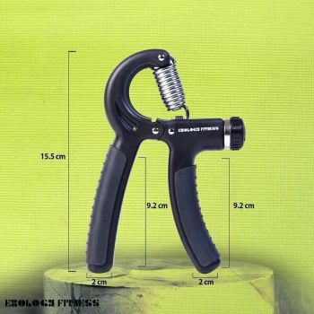 2 Pcs Fitness 560 Kg Grip Strengthener Exerciser Fingers, Forearms and Hands Adjustable Spring