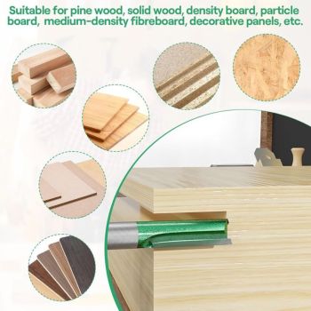 6, Wood Router Bits Copying Bits for Woodworking Bits Grooving Bits for Routers Piece Shank Router Bit Set, 6mm, 8mm, 3mm, 4mm, 5mm, 7mm