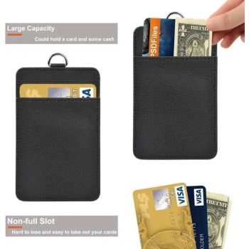 Elegant Black ID Card Holder and Name Badge