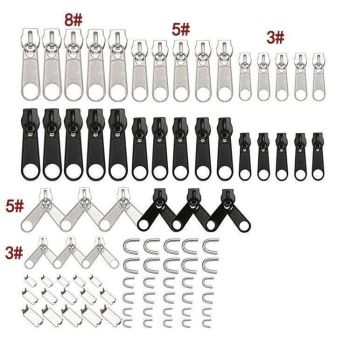 84 Pieces Universal Zipper Replacement Repair Kit, MultiColor