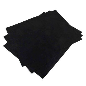 3pcs Non Stick Grill Mat Oven Baking Mat, 40x33cm, Black