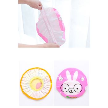 5PCS Waterproof Swimming Cap and Shower Cap