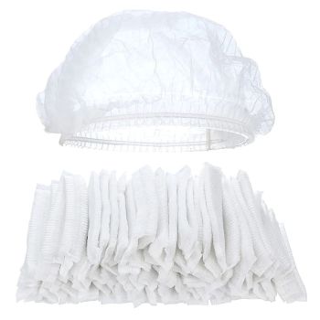 100-pack Elastic Food Covers, Transparent