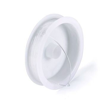 2-pack 0.8mm Transparent Elastic Thread for Jewelry Making, 8m