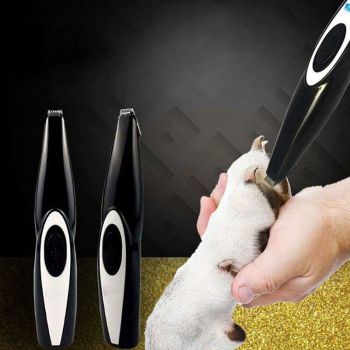 USB Rechargeable Cordless Pet Hair Trimmer for Dogs and Cats Paws Ears and Face