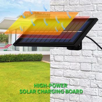 Solar Chandelier 30 LED Retro Bulb Light with Remote Control 3 Brightness Levels White Light IP65