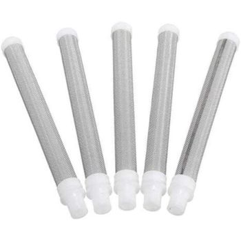 5 Pack 60 Mesh Airless Spray Gun Filter Elements Compatible with Wagner Paint Spray Gun