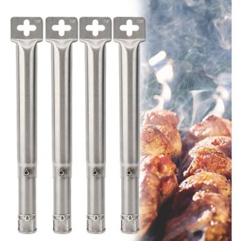 1 Pack Universal Stainless Steel Barbecue Burner Compatible with Barbecook GoodHome and Blooma, 30.8 to 45cm