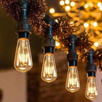 6 Pack E27 LED Edison Bulbs 4W Warm Light Vintage Antique Bulbs for Home Cafe Bar