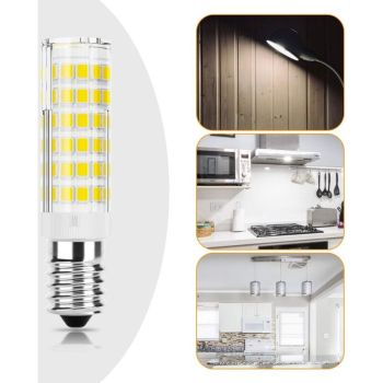 2 Pack E14 LED Hood Bulbs 5W 50W Halogen Equivalent Cool White Non Dimmable, 550lm 6000K
