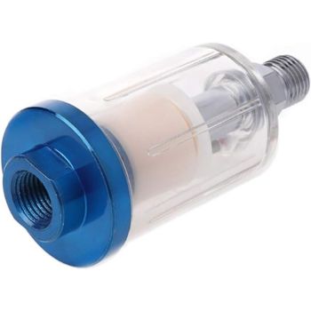 Pneumatic Spray Gun Regulator with Pressure Gauge Water Trap Air Filter Separator, 0.25 Inch