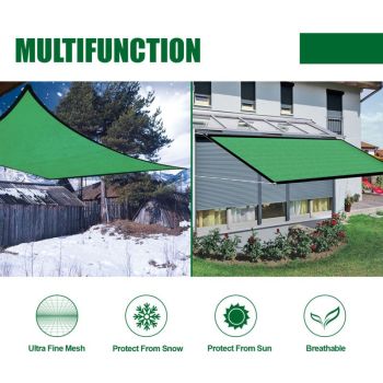 Shading Insulation Net Blue Thickening Shading Net Courtyard Outdoor Shading Net Suitable for Outdoor, Courtyard Use, 2 x 4m