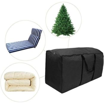 Storage Bag for Garden Furniture Cushions Sheets Pillows Cushions Handbag with Handle 210D Oxford Waterproof, 116 x 35 x 50cm
