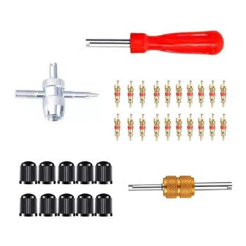 Valve Core Puller Repair Tool Kit, Double and Single Ended Valve Core Puller