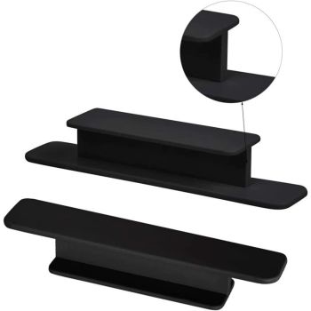 12 Pieces Self Adhesive Plastic Door Handles for Window Door Drawer Wardrobe Refrigerator