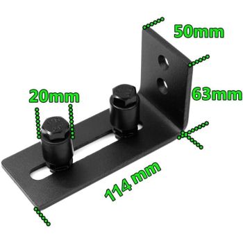 Sliding Floor Guide, Adjustable Carbon Steel Sliding Floor Guide for Barn Door