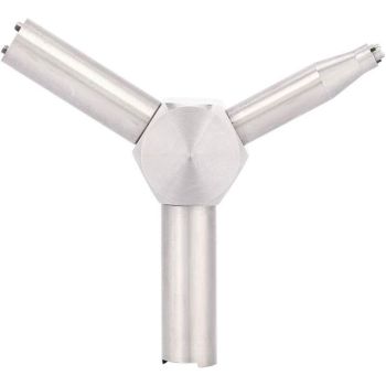 Element Valve Wrench Compatible with KSC WA Airsoft KSC Magazine Loader Removal Tool, Silver Triangular Valve Wrench